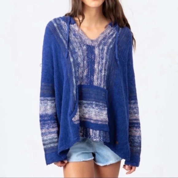 🔆RIP CURL🔆HEAT WAVE SWEATER PONCHO SWEATER - Picture 8 of 12
